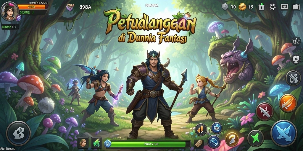 Tampilan gameplay seru dan menantang di 898A.