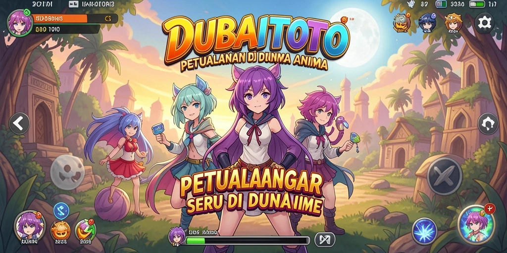 Tangkapan layar menunjukkan karakter anime beraksi dalam pertarungan epik.
