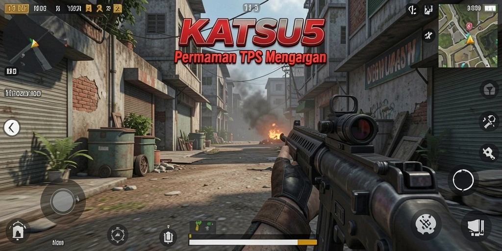 Gameplay KATSU5 yang mendebarkan dan penuh strategi.