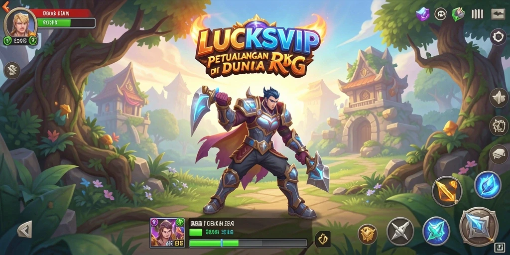 Tangkapan layar gameplay LUCKSVIP menampilkan aksi pertempuran yang mendebarkan.