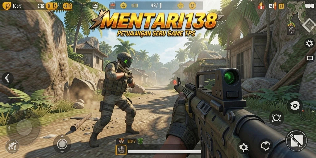 Gameplay MENTARI138 yang seru dan mendebarkan dalam mode TPS.