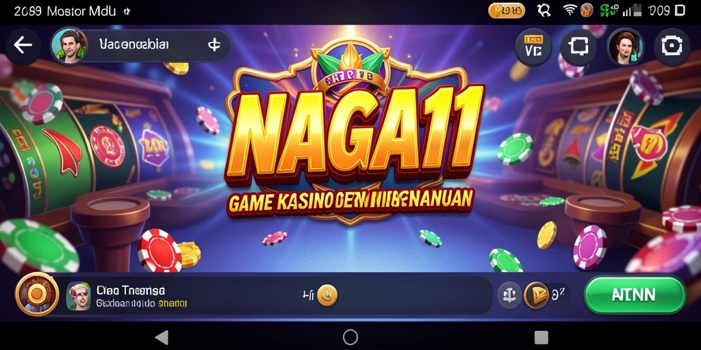 Screenshot gameplay NAGA11 menampilkan grafis menarik dan pengalaman bermain Kasino yang mendalam.