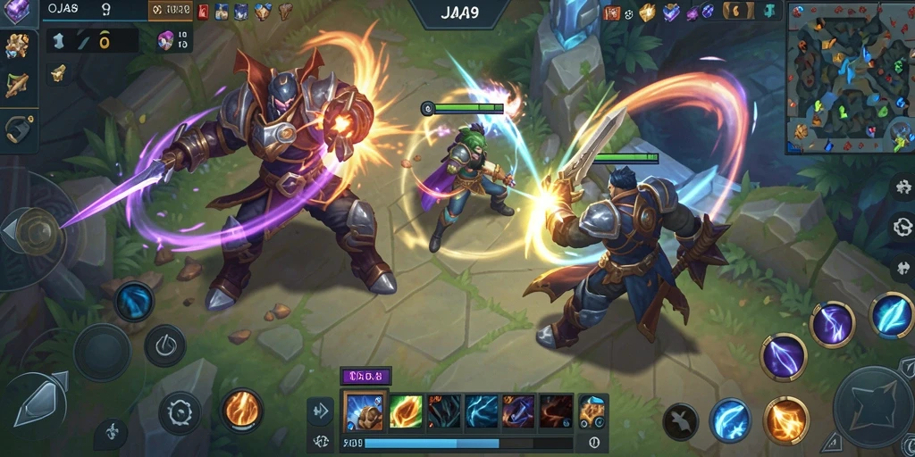 Gameplay seru OJA89 dengan pertempuran yang mendebarkan.