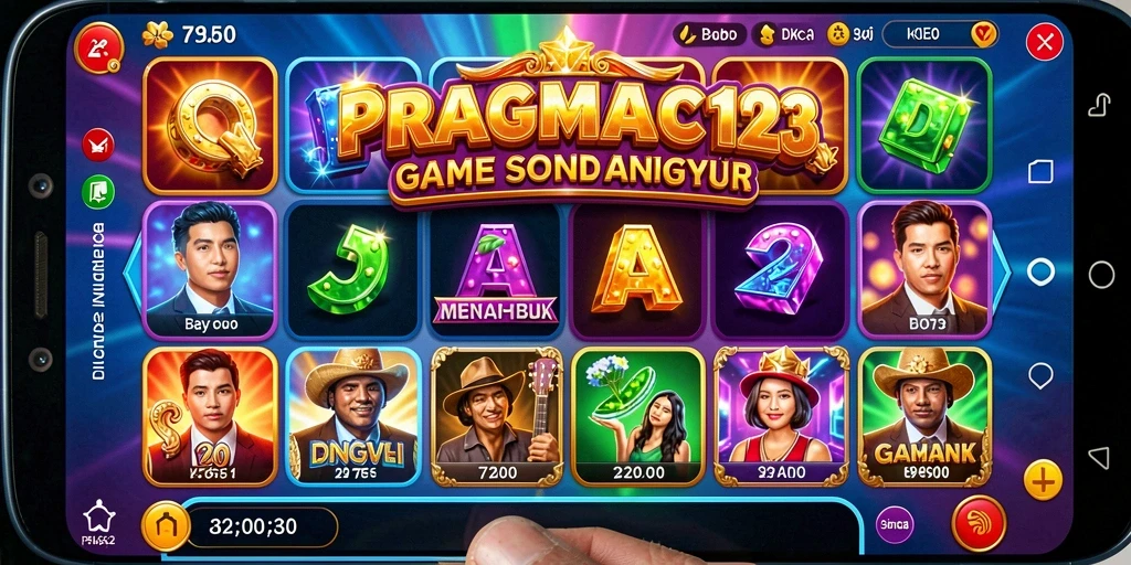 Screenshot gameplay menarik dari PRAGMATIC123 yang menampilkan berbagai mesin slot.