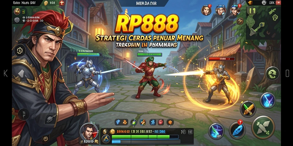 Screenshot gameplay RP888 menampilkan strategi pertempuran yang mendebarkan.