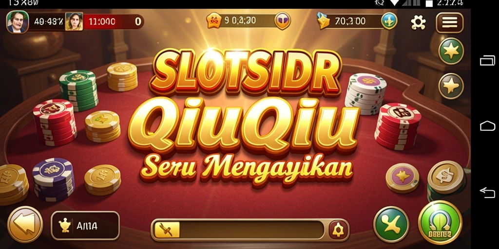 Screenshot gameplay SLOTSIDR yang menampilkan serunya bermain QiuQiu.
